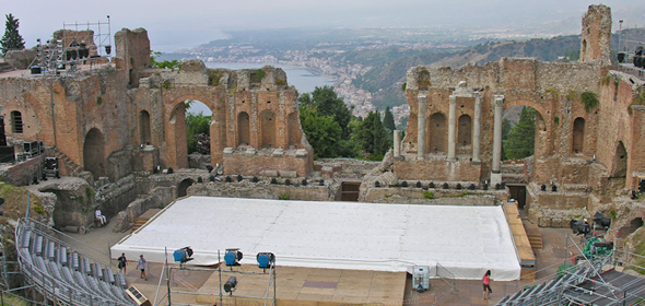 The teatro greco of Taormina