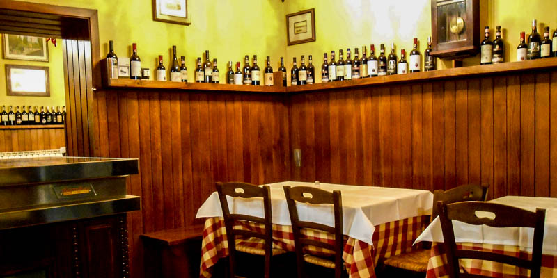 Trattoria Anita restaurant in Florence, Italy. (Photo by Anje Geller)