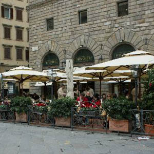 Caffe Rivoire in Florence