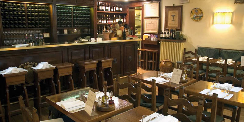 Cantinetta Antinori restaurant in Florence, Italy. (Photo courtesy ofCantinetta Antinori )