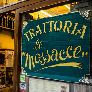 Trattoria le Mossacce, Florence. (photo courtesy of Trattoria le Mossacce)