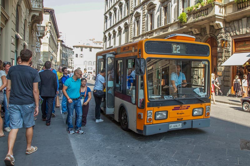 Florence bus. (Photo by Hubert Gajewski)