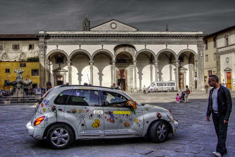 Florence taxi cab. (Photo by Domenico Palopoli)