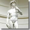 Michelangelo's David int eh Accademia of Florence