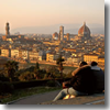 The view over Florence from Piazzale Michelangelo