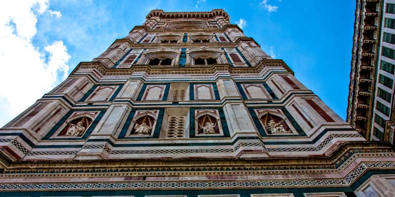 The Campanile di Giotto (Giotto's Belltower) at the Cathedral of Florence. (Photo by MojoBaron)