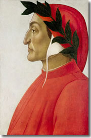 Portrait of Dante by Botticelli c. 1495