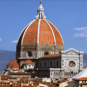 The amazing dome atop the Duomo (catehdral) of Florence
