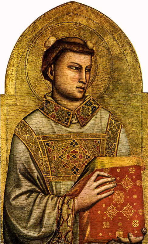 Giotto's St. Stephen (1320–25) in the Museo Horne, Florence.