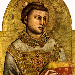Giotto's St. Stephen (1320–25) in the Museo Horne, Florence