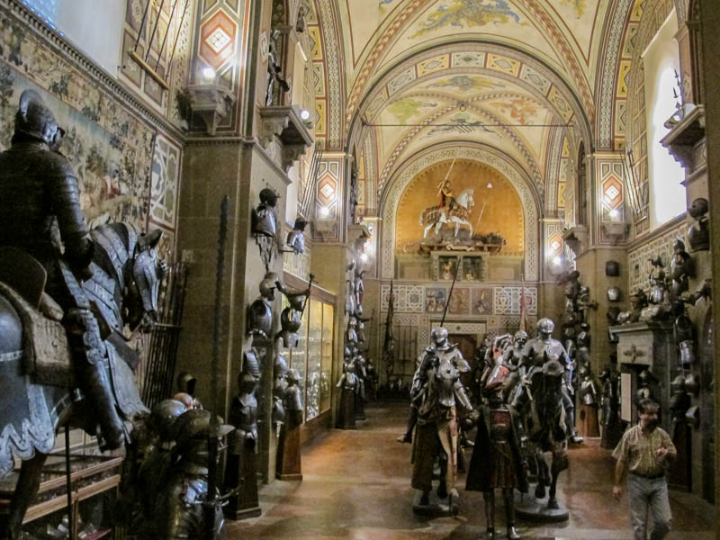 A cavalcade of armor in the Museo Stibbert, Florence. (Photo by Sailko)