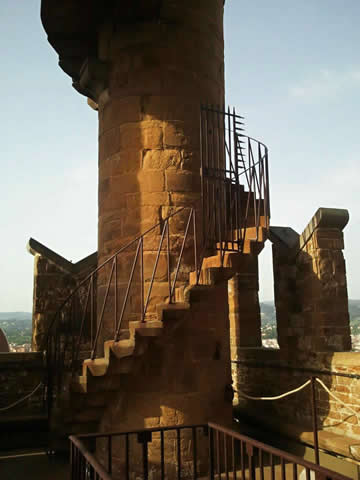 At the top of the Torre di Arnolfo, Palazzo Vecchio, Florence