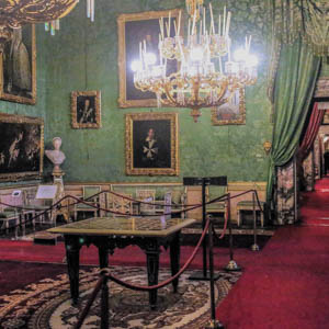 The Green Room in the Appartamenti Reali of the Pitti Palace, Florence