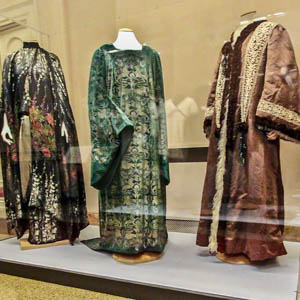 Historic dress in the Galleria del Costume of the Pitti Palace, Florernce
