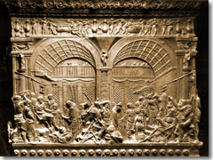 A panel from the Donatello pulpits in San Lorenzo