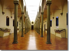The Biblioteca of San Marco convent in Florence