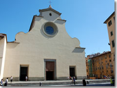 The church of Santo Spirito in Florence
