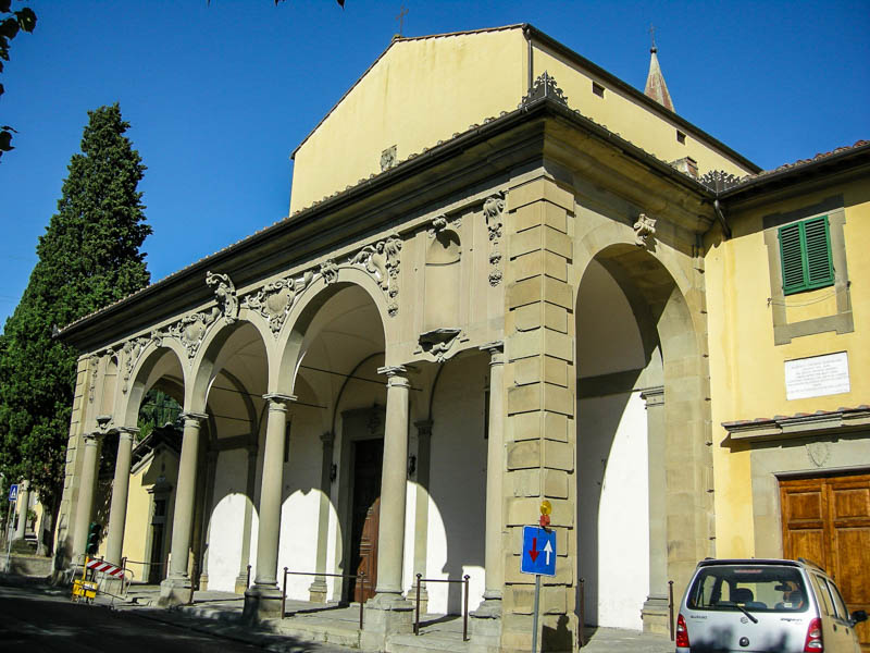 The church of San Domenico di Fiesole, Florence. (Photo by Sailko)