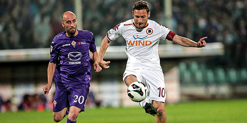 ACF Fiorentina vs. AS Roma in the Copa d'Italia. (Photo by Ver en vivo En Directo)
