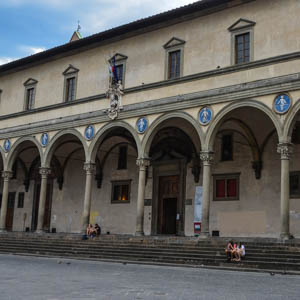 The Sepdale degli Innocenti, Florence. (Photo by Richard Mortel)