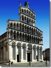 The church of San Michele in Foro in Lucca, Tuscany