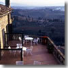 The view from San Gimignano's Hotel La Cisterna