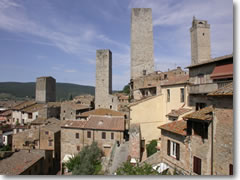 The medeival towers of San Gimignano.