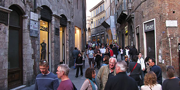 Walk the streets of Siena