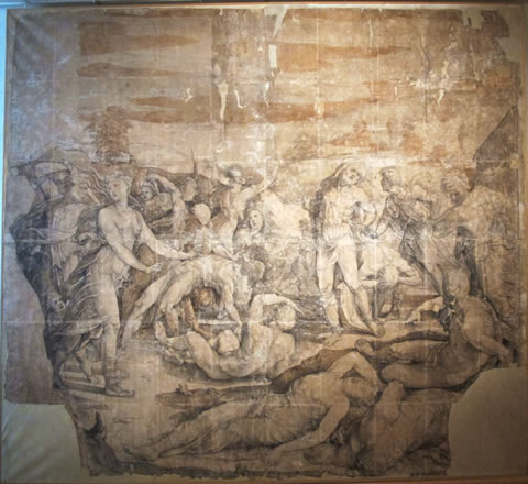 Cartone di Domenico Beccafumi alla Pinacoteca Nationale di Siena