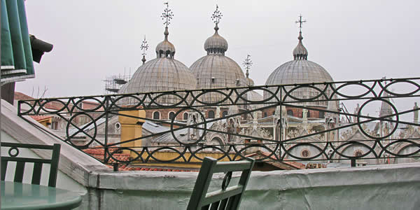 View from the terrace of Room 11 at Hotel Ai Do Mori, Venezia