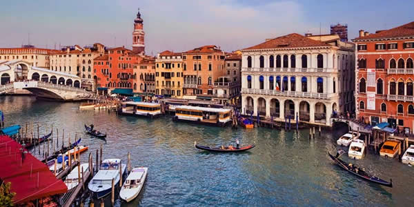 The view from the Hotel Antica Locanda Sturion in Venice, Italy