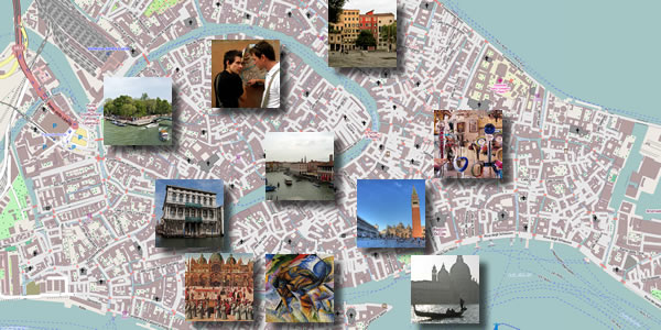 A map of what you can see on Day 2 of this three-day Venice itinerary