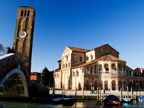 The Basilica dei SS. Maria e Donato on Murano