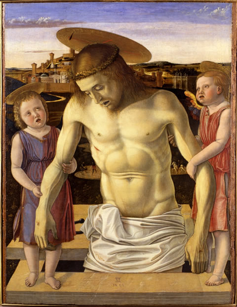 Giovanni Bellini Pieta (1460) in the Museo Civico Correr, Venice