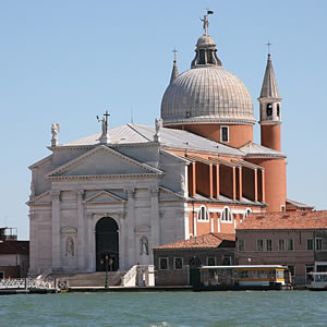 The Palladio-designed Redentore church in Venice