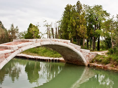 The Ponte del Diavolo on Torcello.