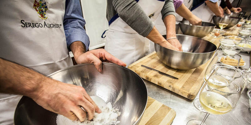 Take a half-day cooking class at the estate that has belonged to Dante's descendents since his son moved here in the 14th century. (Photo courtesy of Select Italy)